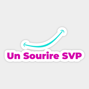 Un sourire svp Sticker